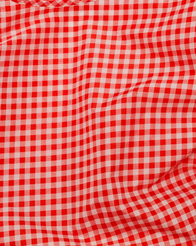 BAGGU Red Gingham Reusable Bag