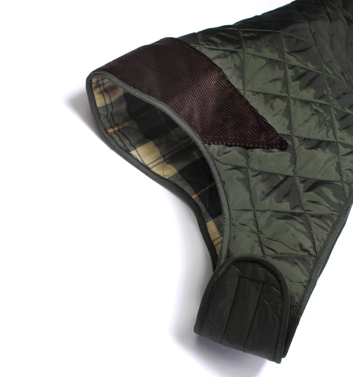 Barbour Green Quilted Dog Coat