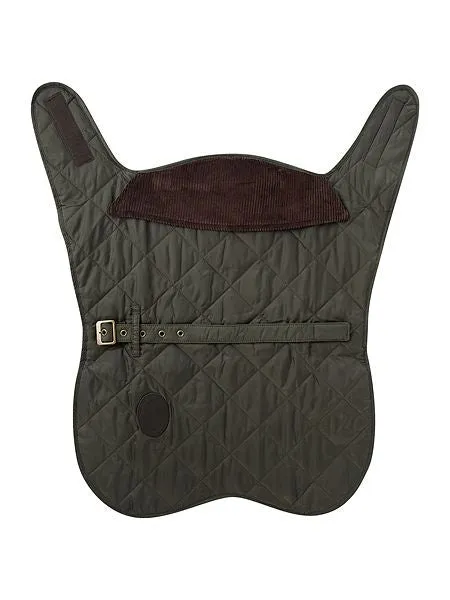 Barbour Green Quilted Dog Coat