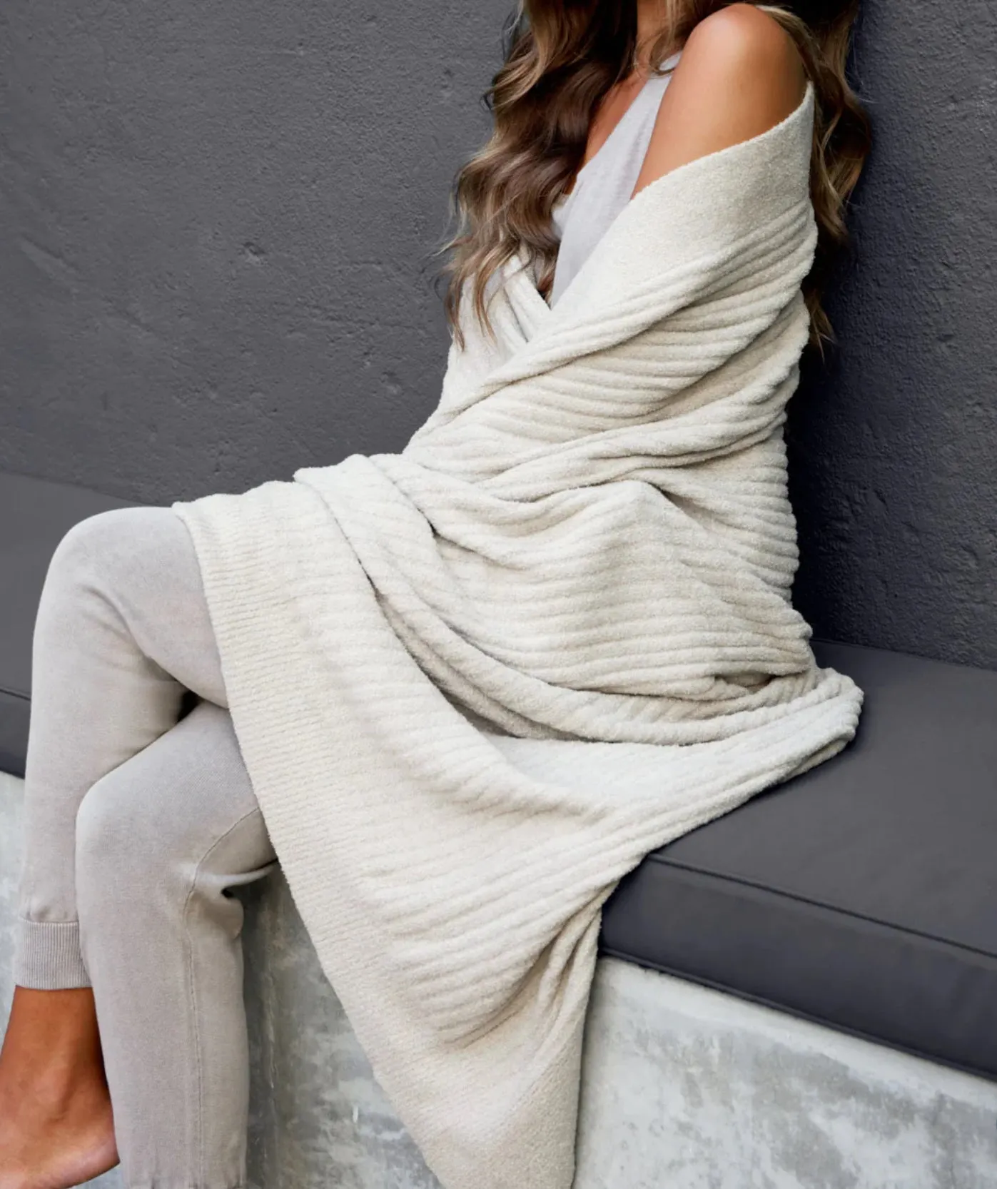 Barefoot Dreams CozyChic® Lite Ribbed Throw - Multiple Colors Available