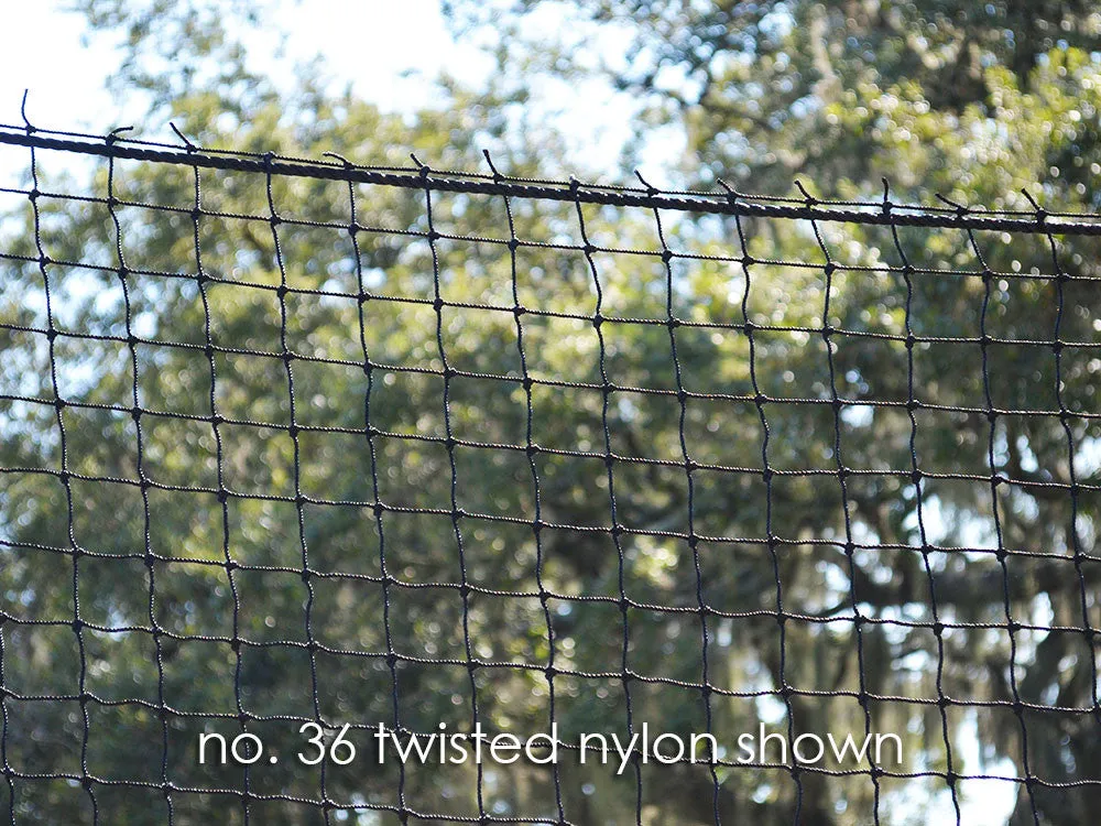 Baseball Barrier Net Panel No.60 Nylon Black