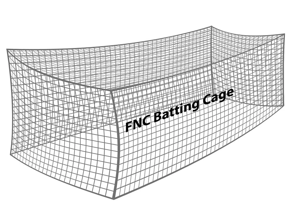 Baseball Batting Cage Net (#48 Nylon)