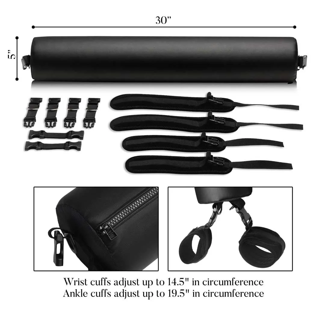 Bedroom Bliss Sex Spreader Padded Spreader Bar with Restraints