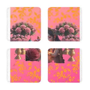 Best Friend Sublimation Coasters Pack of Four
