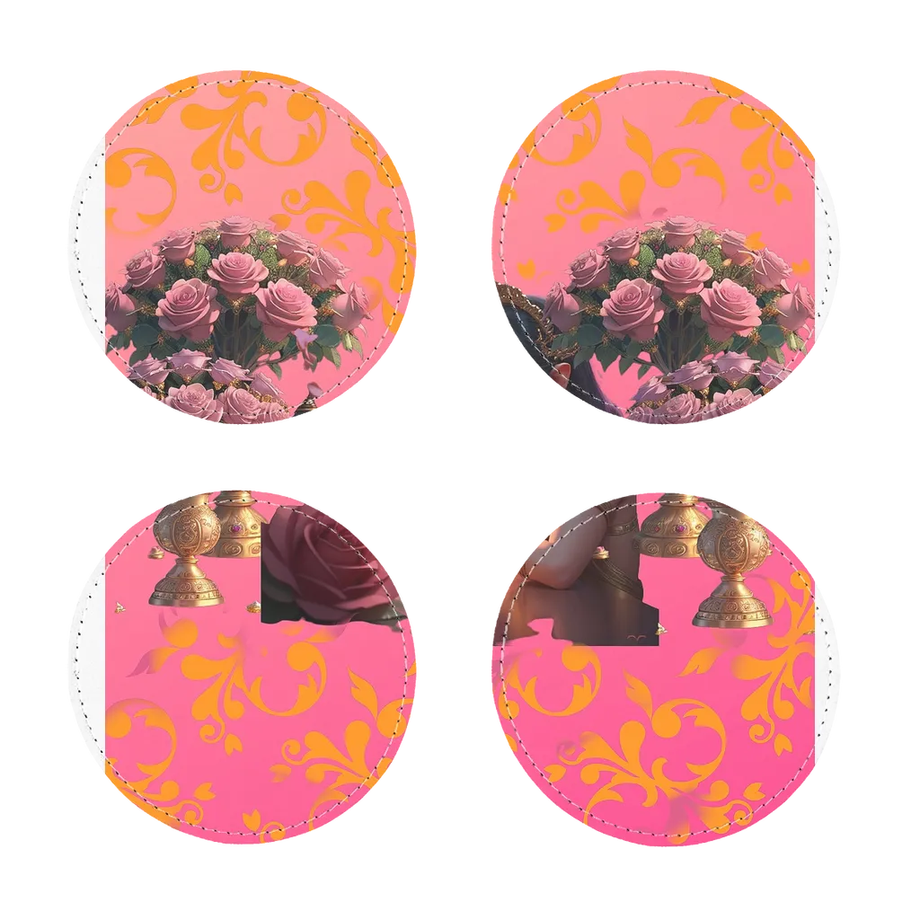 Best Friend Sublimation Coasters Pack of Four