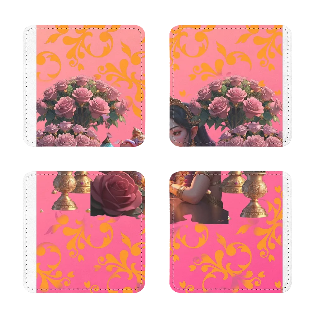 Best Friend Sublimation Coasters Pack of Four