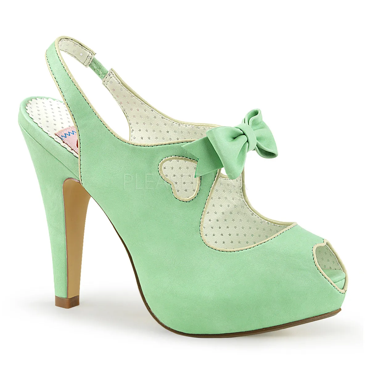 BETTIE-03  Mint Faux Leather