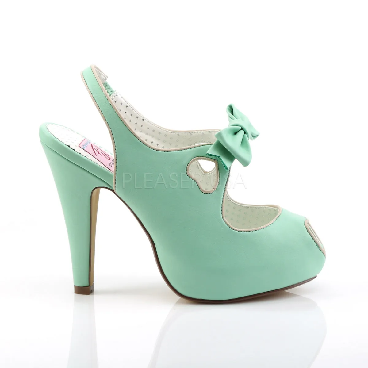 BETTIE-03  Mint Faux Leather