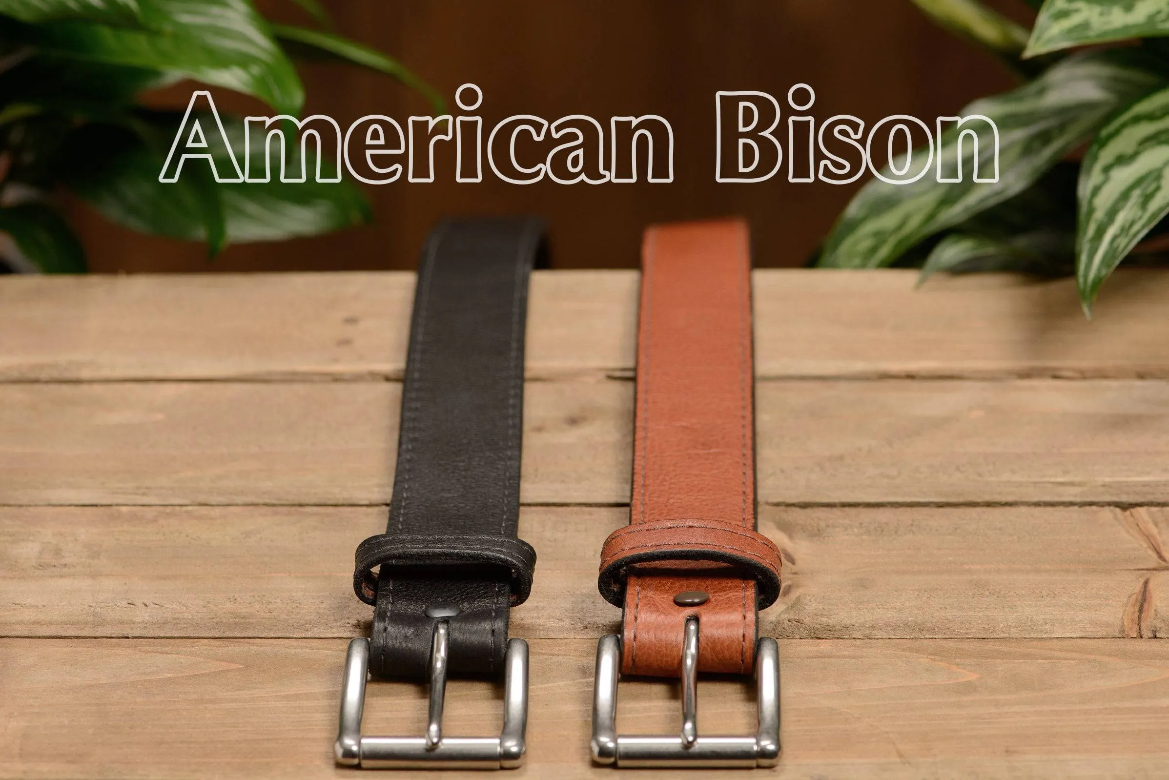 Black American Bison Max Thickness Gun Belt