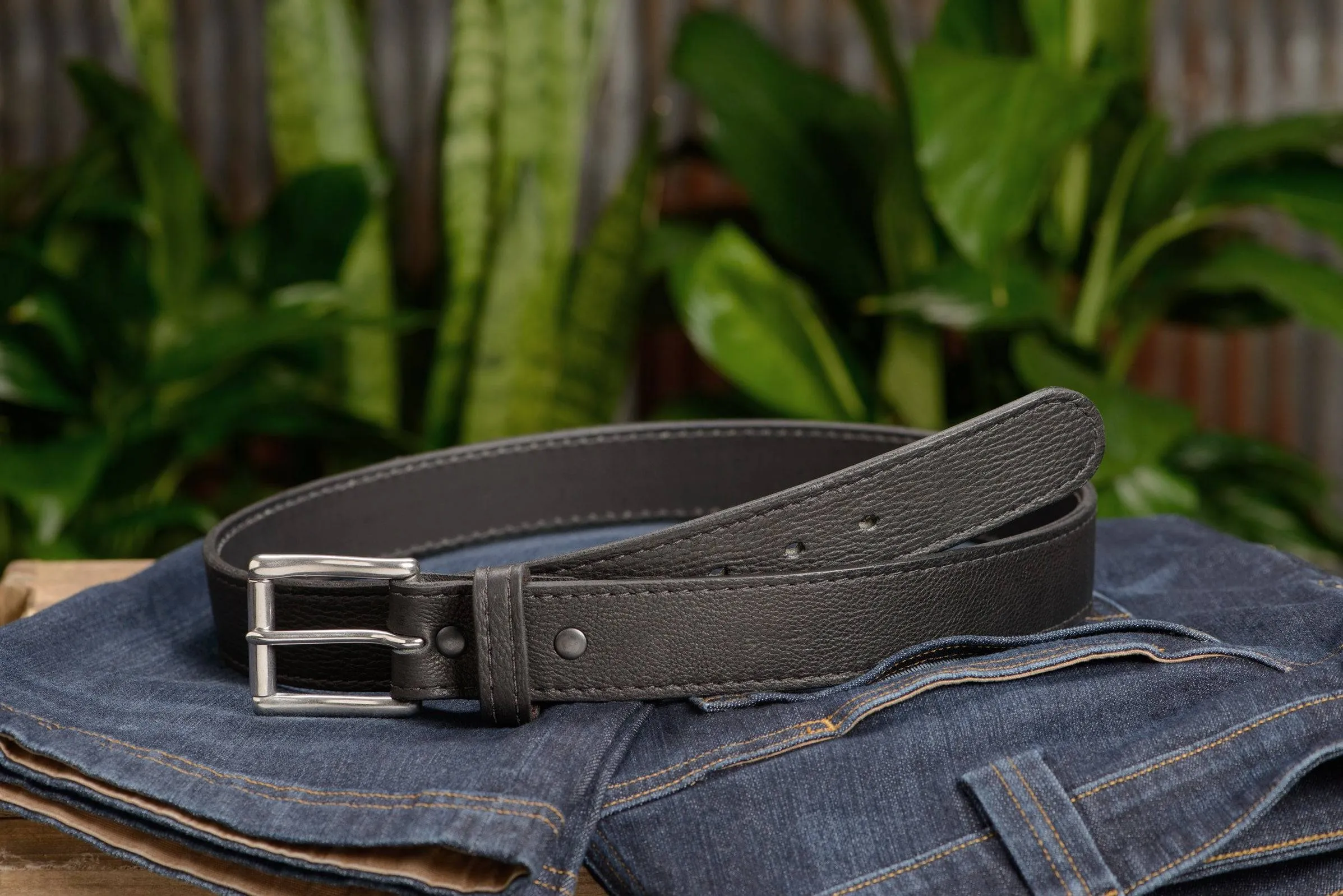 Black American Bison Max Thickness Gun Belt