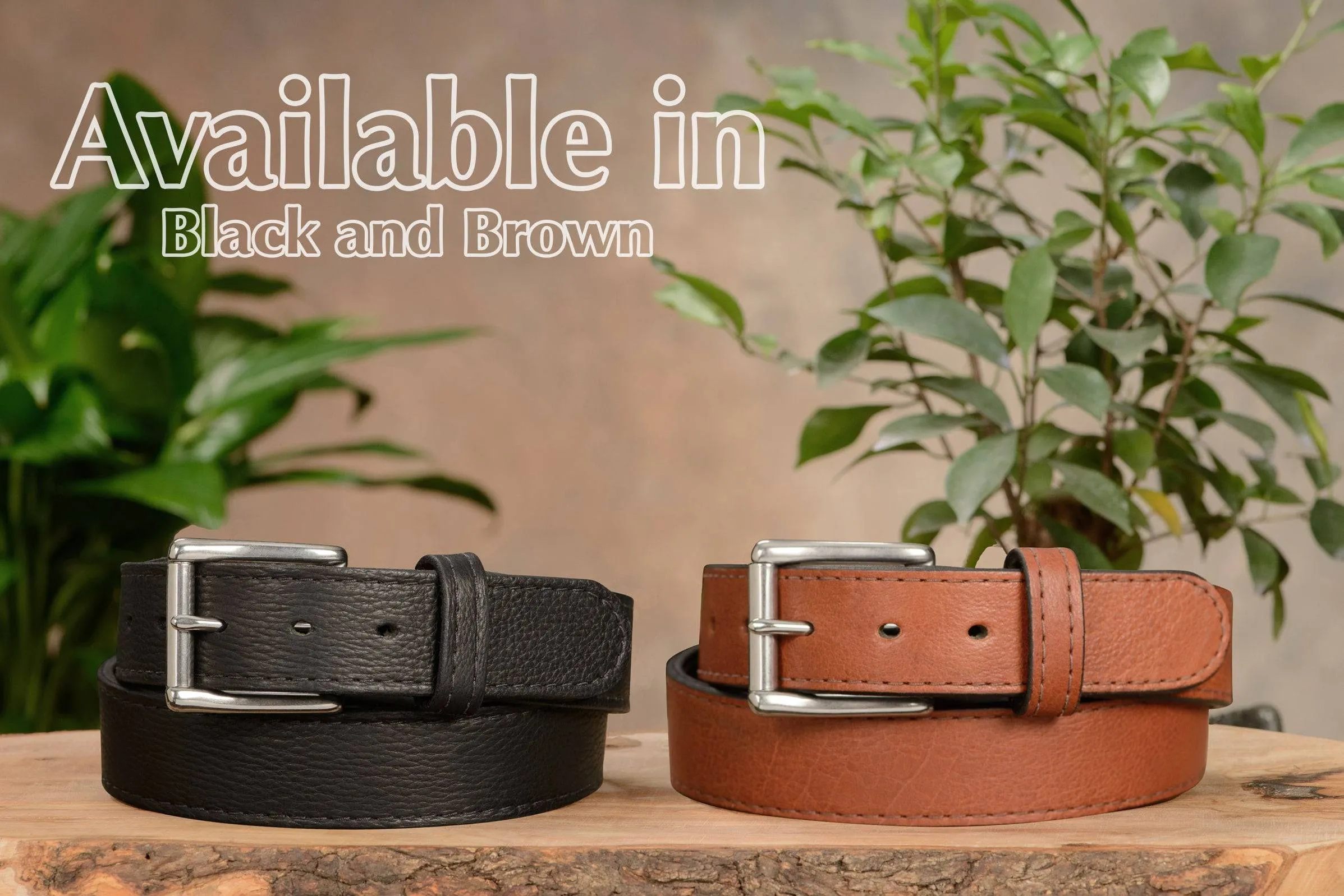 Black American Bison Max Thickness Gun Belt