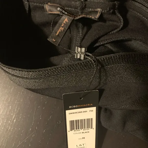 Black Faux Leather BCBG Mini Skirt. Brand New.