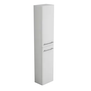 Bliss 300mm Wall Hung Tall Boy Curved Waterproof Storage Unit