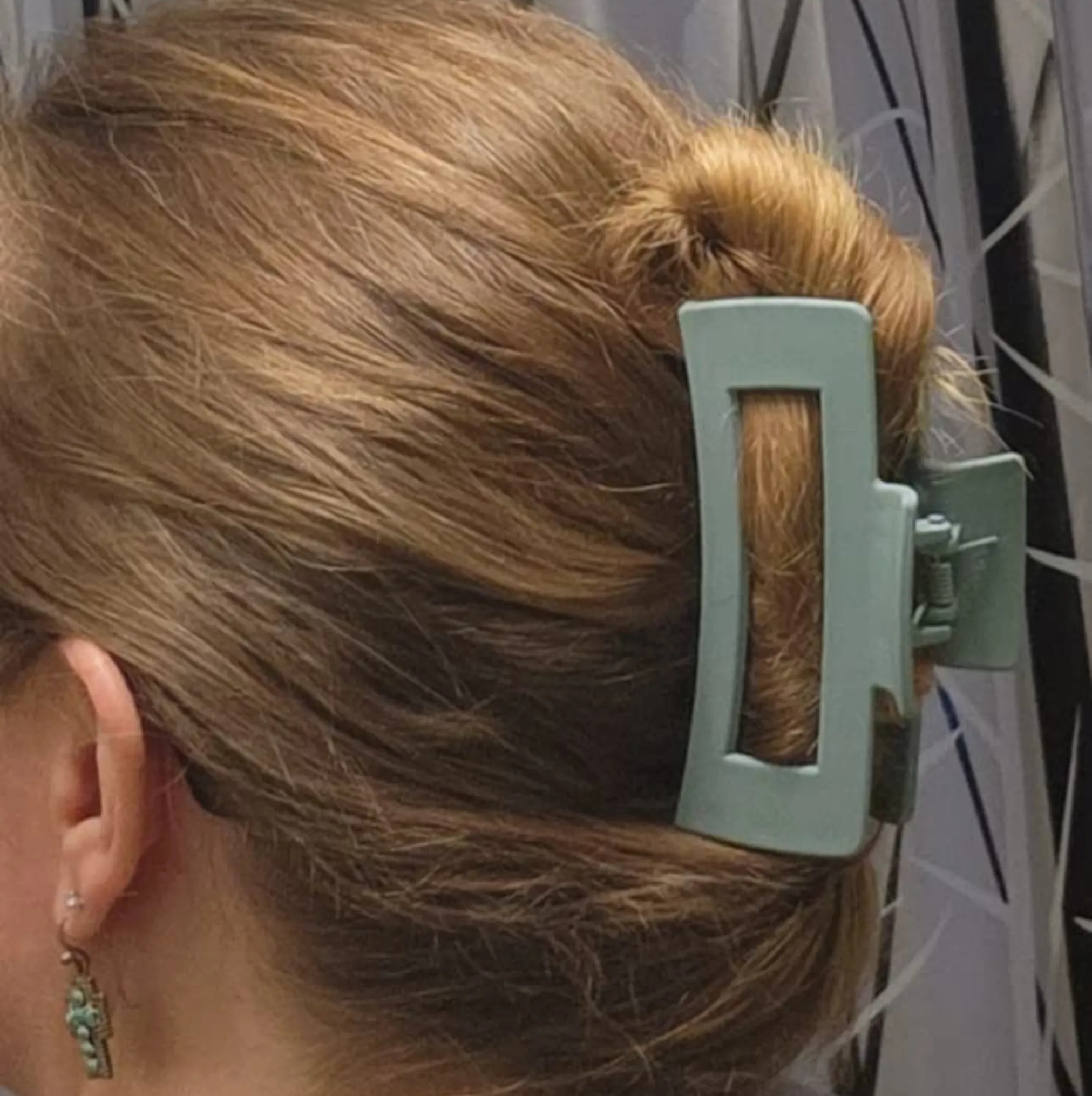 Blue Box Hair Claw Clip