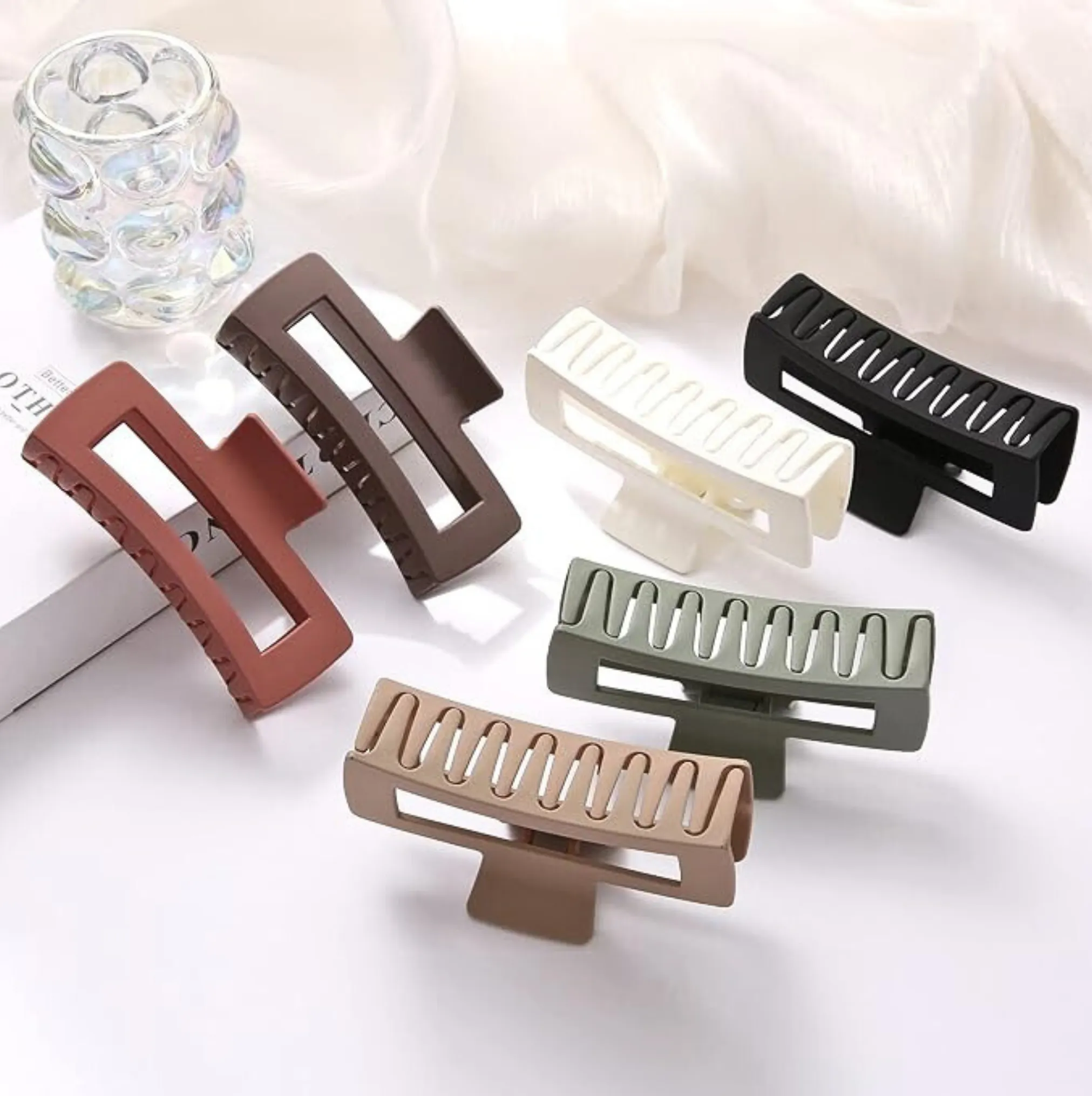 Blue Box Hair Claw Clip