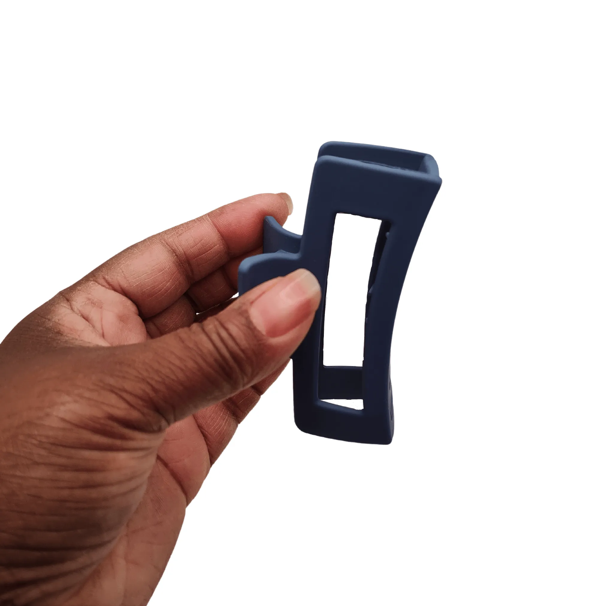 Blue Box Hair Claw Clip