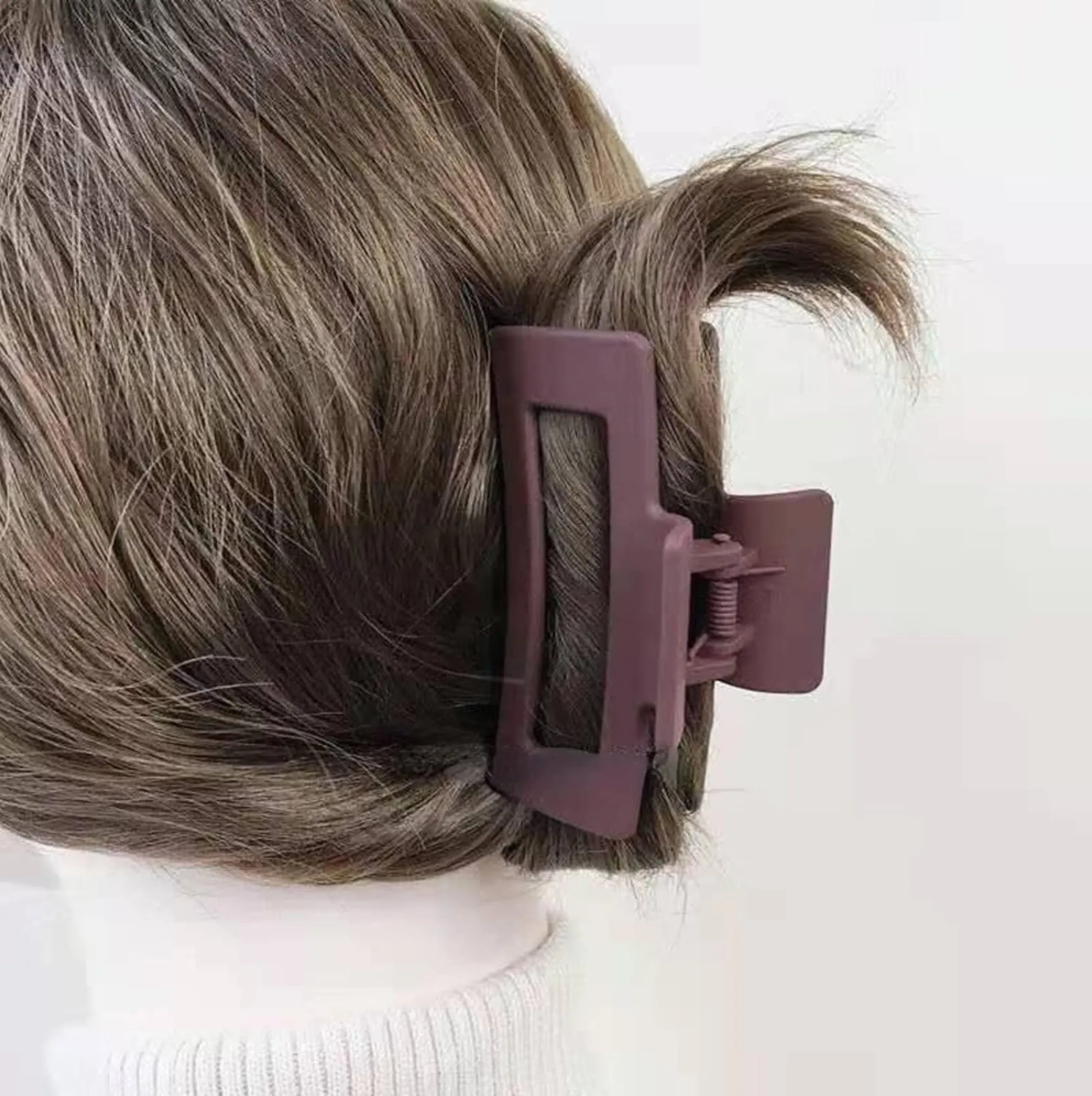 Blue Box Hair Claw Clip