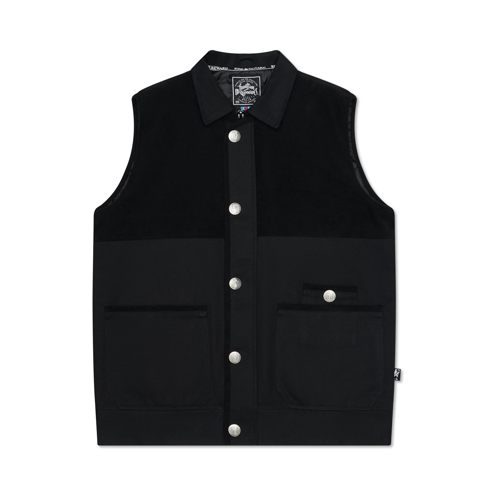 blueprint canvas Vest