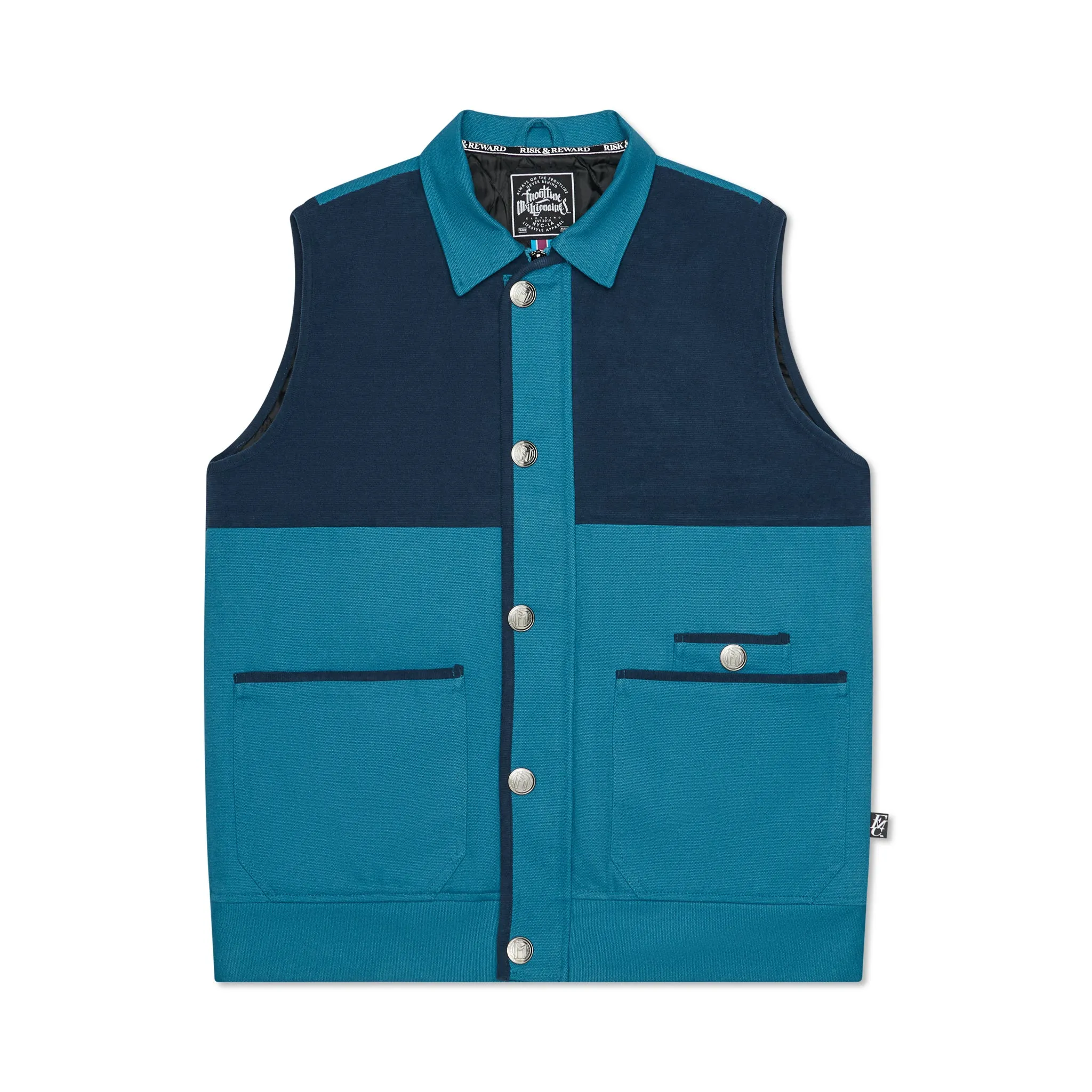 blueprint canvas Vest