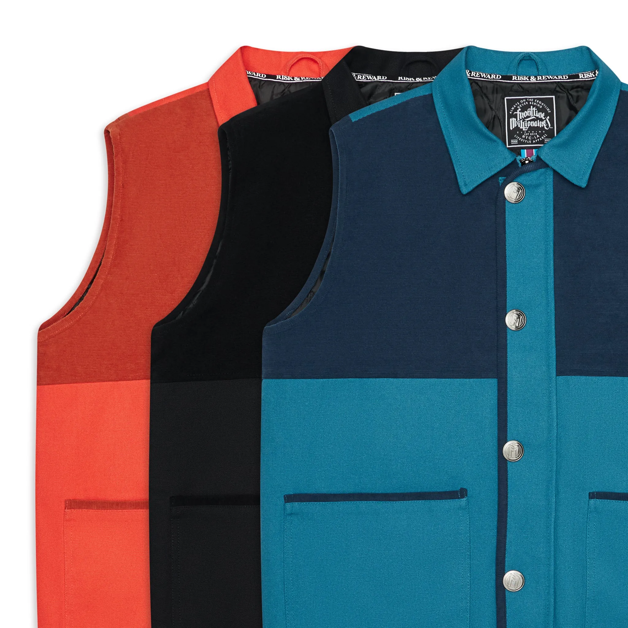 blueprint canvas Vest