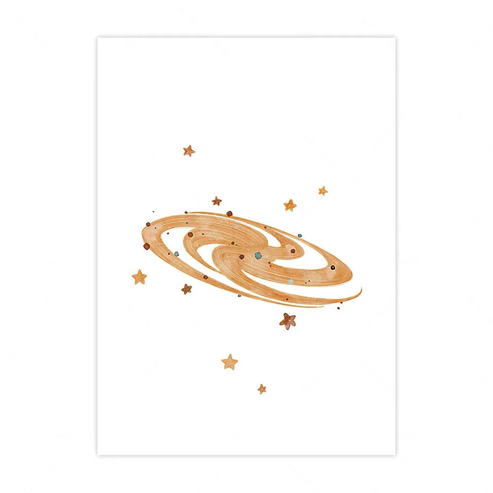 Boho Celestial Kids Room Art