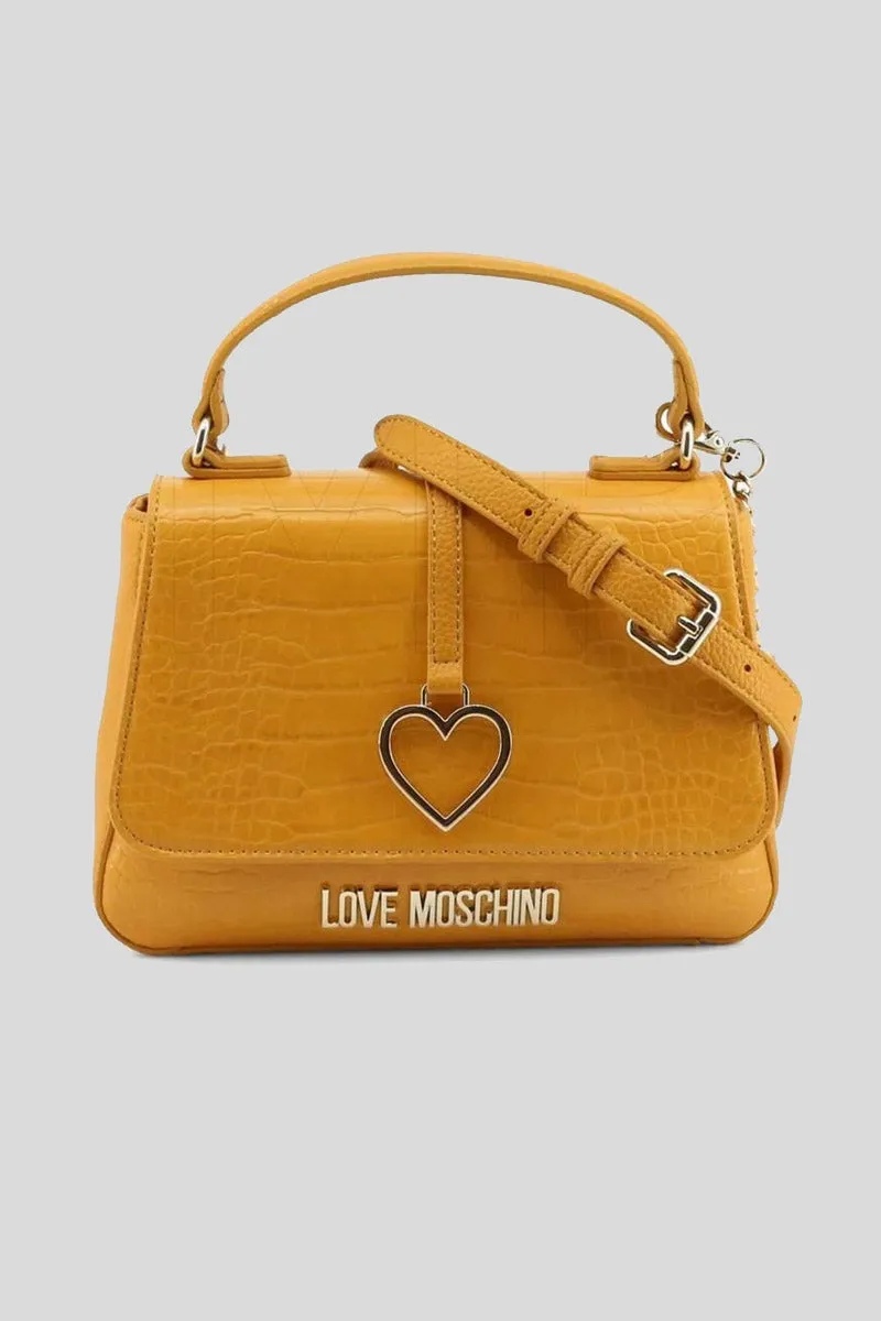 Borsa Pu St. Croco   Pu - Mostarda