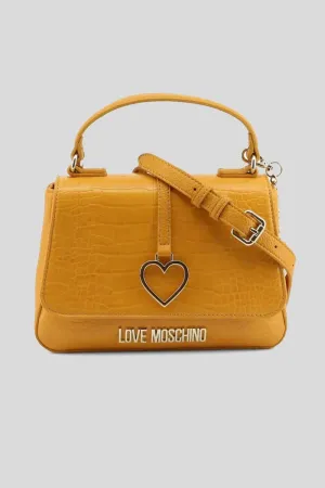 Borsa Pu St. Croco   Pu - Mostarda