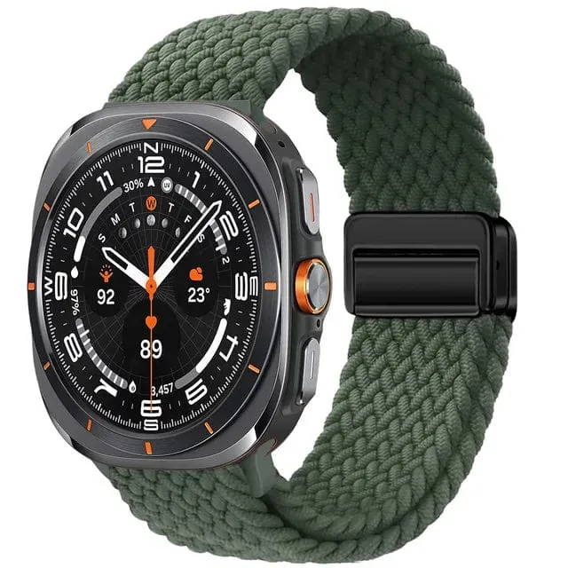 Braided Magnetic Sports Band For Samsung Watch 7 Ultra