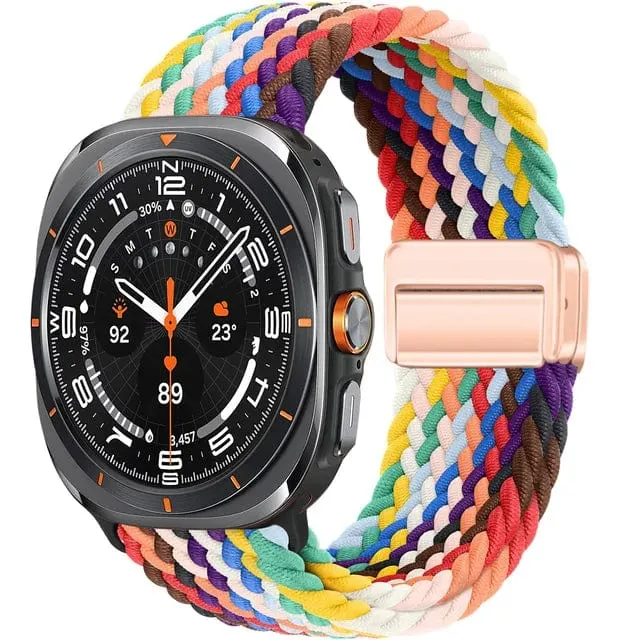 Braided Magnetic Sports Band For Samsung Watch 7 Ultra