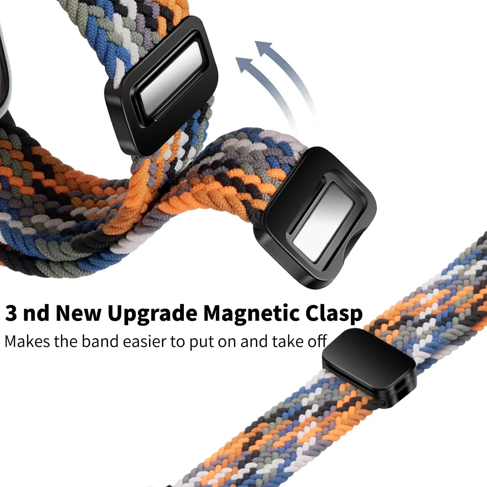 Braided Magnetic Sports Band For Samsung Watch 7 Ultra
