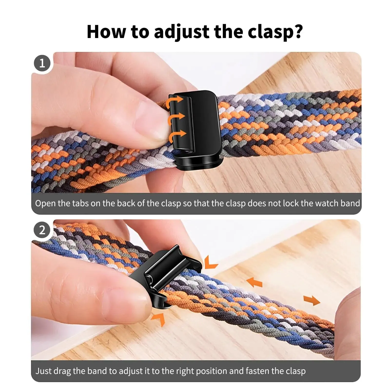 Braided Magnetic Sports Band For Samsung Watch 7 Ultra