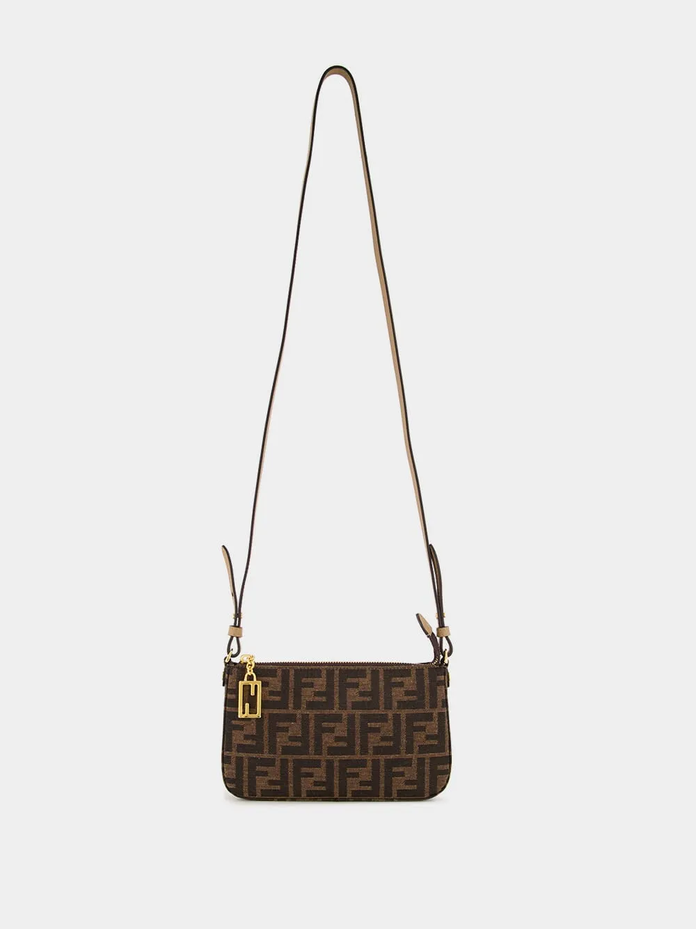 Brown FF Baguette Pouch