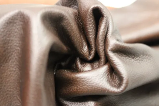 Brown West Chocolate Leather- Upholstery Cowhide leather/ 2.5 oz - 3 oz (1.0 to 1.2mm) - Soft leather for crafts projects