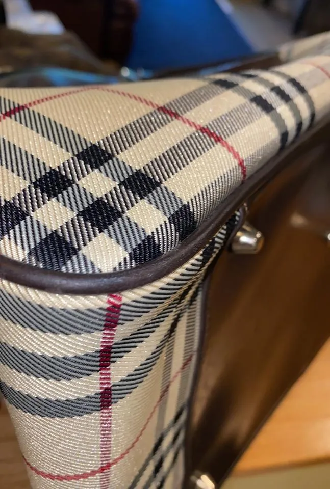 Burberry  Nova Check Boston Duffle with Strap 860789