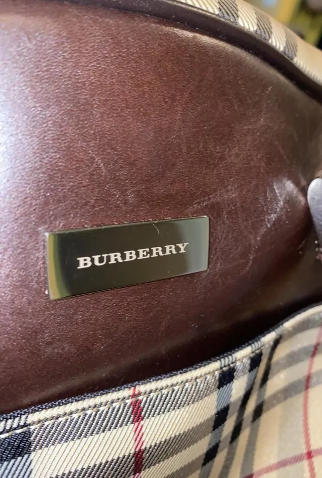 Burberry  Nova Check Boston Duffle with Strap 860789