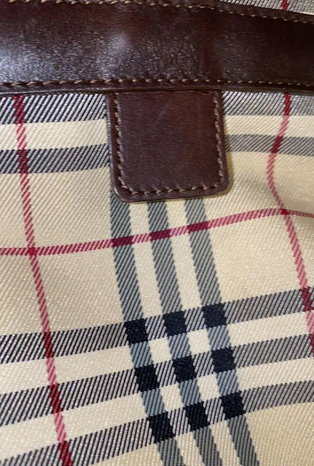 Burberry  Nova Check Boston Duffle with Strap 860789