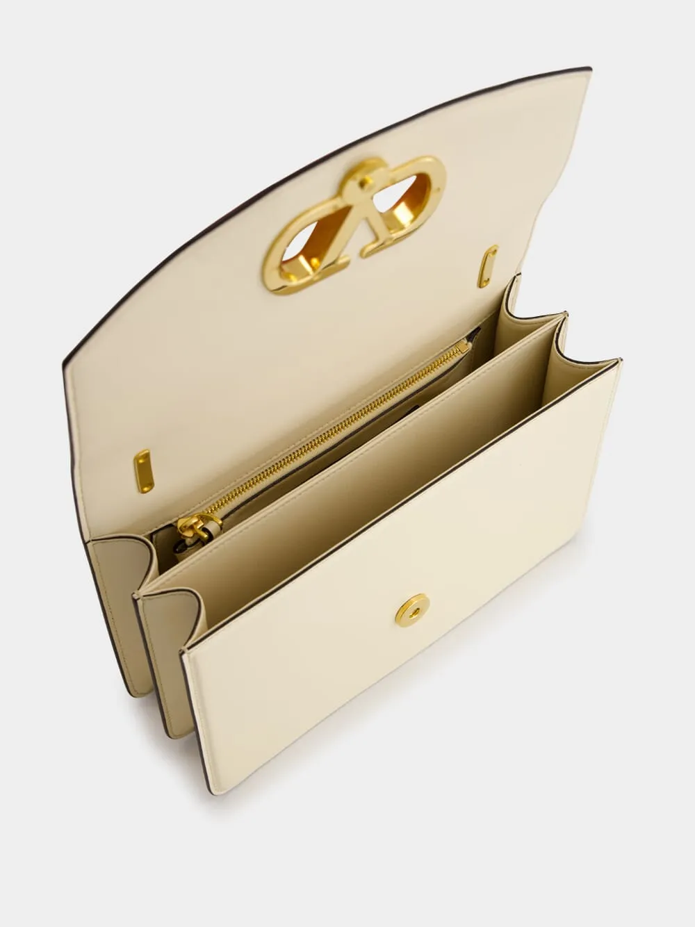 Butter Vain Shoulder Bag in Shiny Calfskin