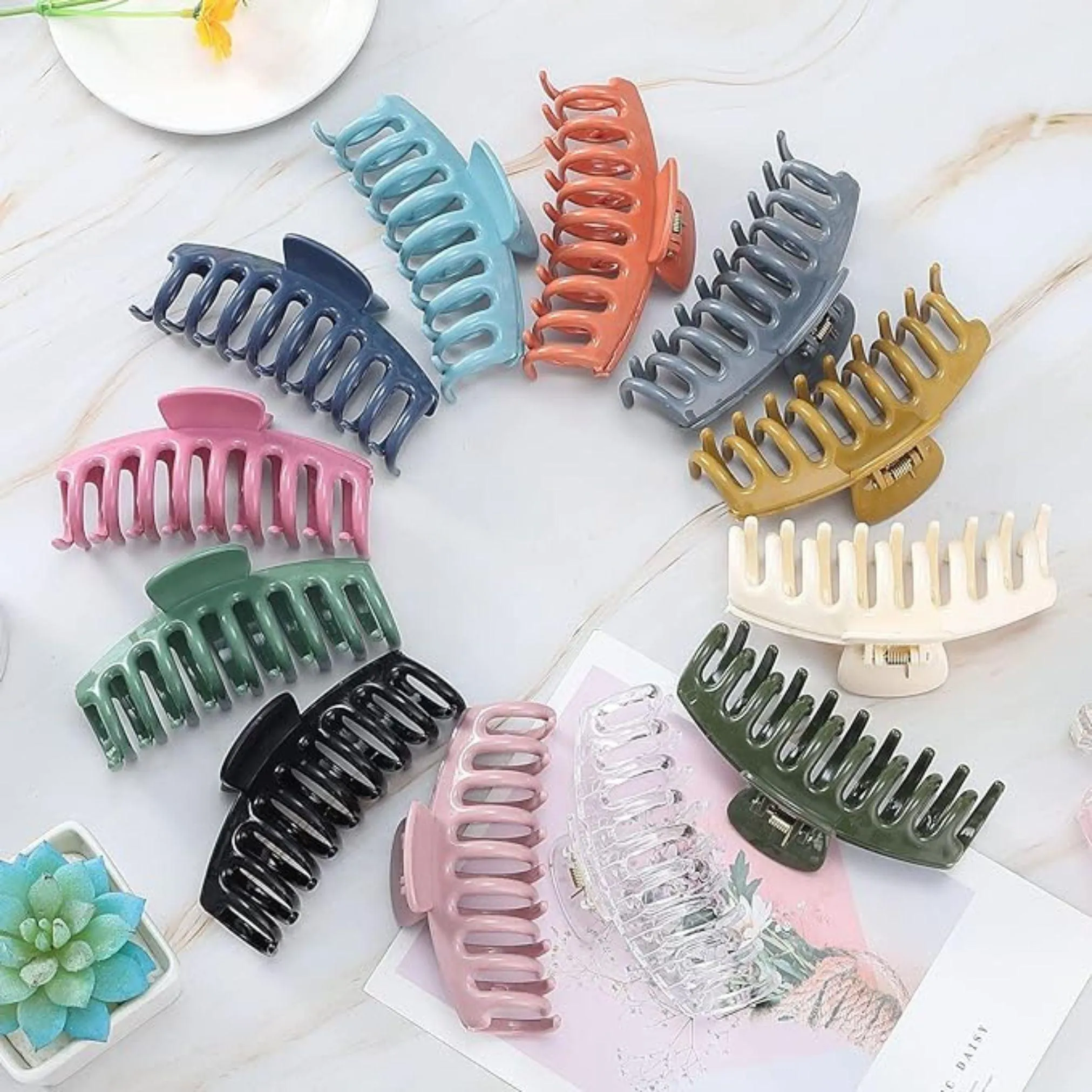 Cadet Blue Hair Claw Clip