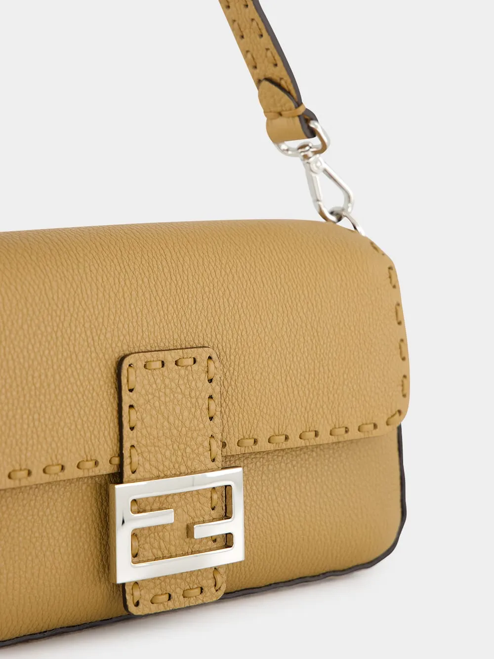 Cappuccino Baguette Selleria Bag