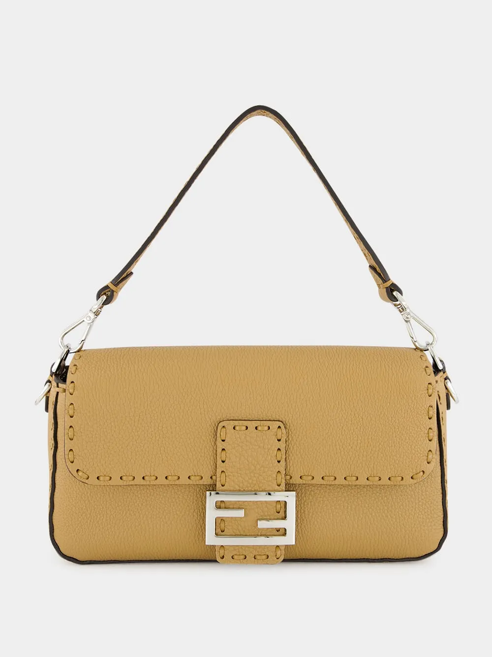 Cappuccino Baguette Selleria Bag