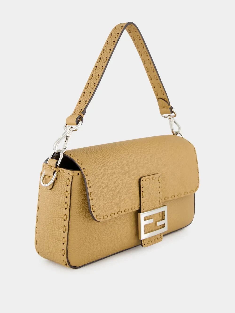 Cappuccino Baguette Selleria Bag