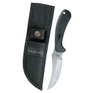 Case Lightweight Black Synthetic Ridgeback Hunter 00362 Knife with Ballistic Nylon Sheath