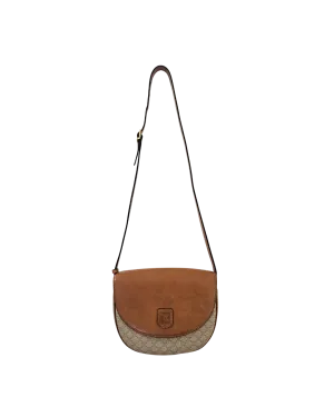 Celine Vintage Coated Canvas Crossbody Bag