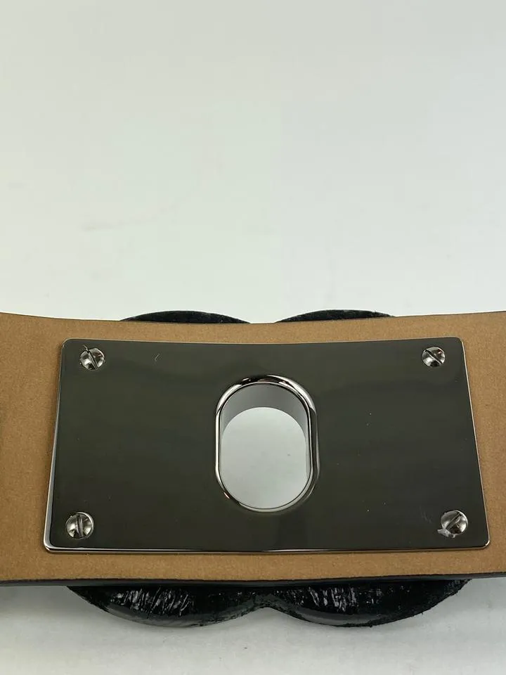 Chanel 09A Turnlock CC Black Belt 861887