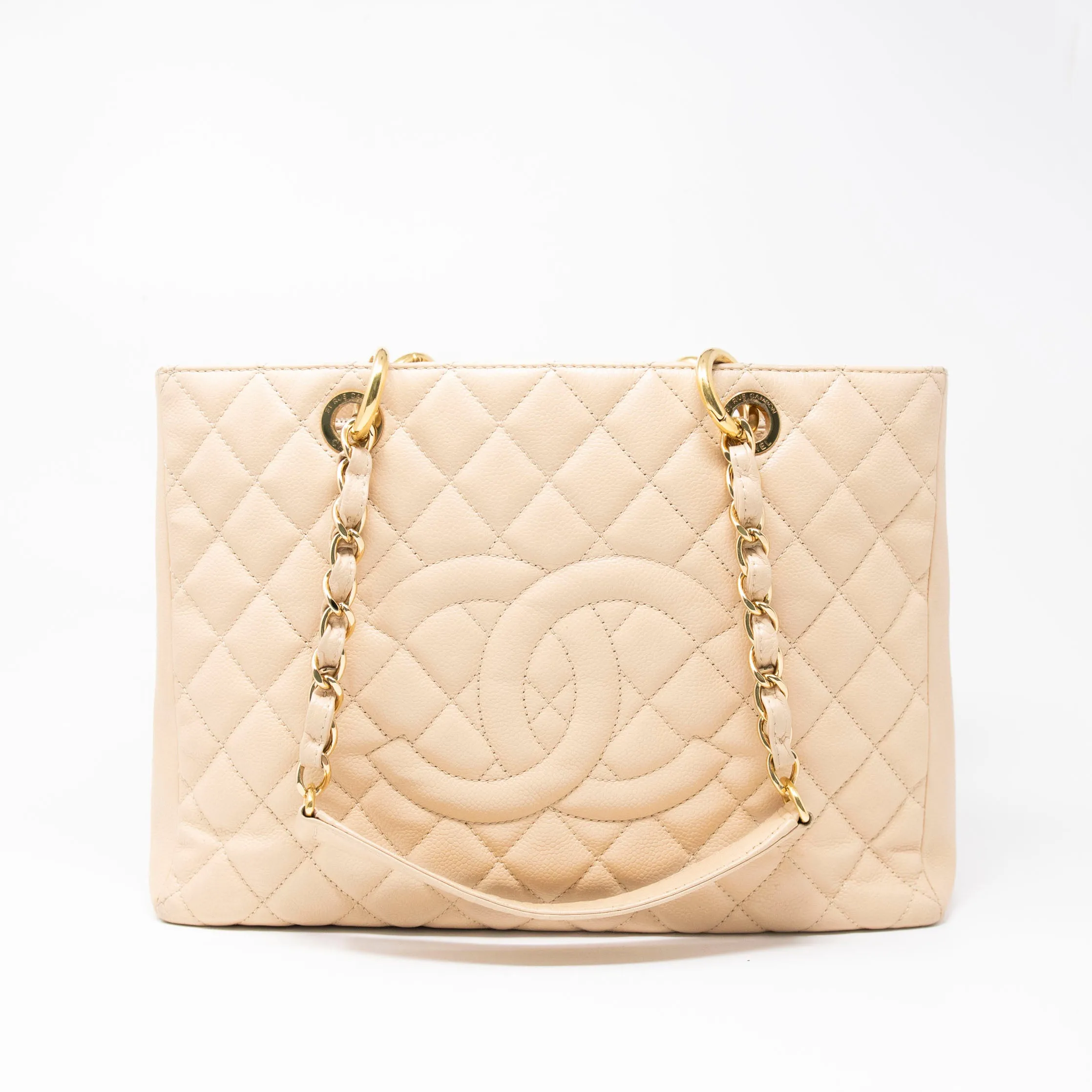 Chanel Beige Grand Shopping Tote