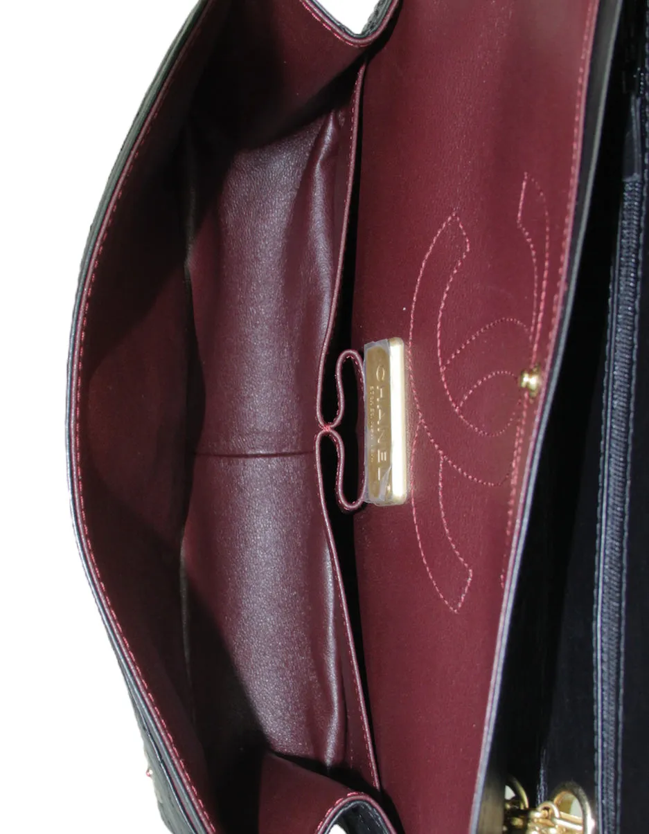 Chanel Black 57th St NYC Lucky Charms 226 Reissue Flap