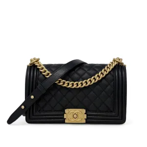 Chanel Black Medium Boy Bag