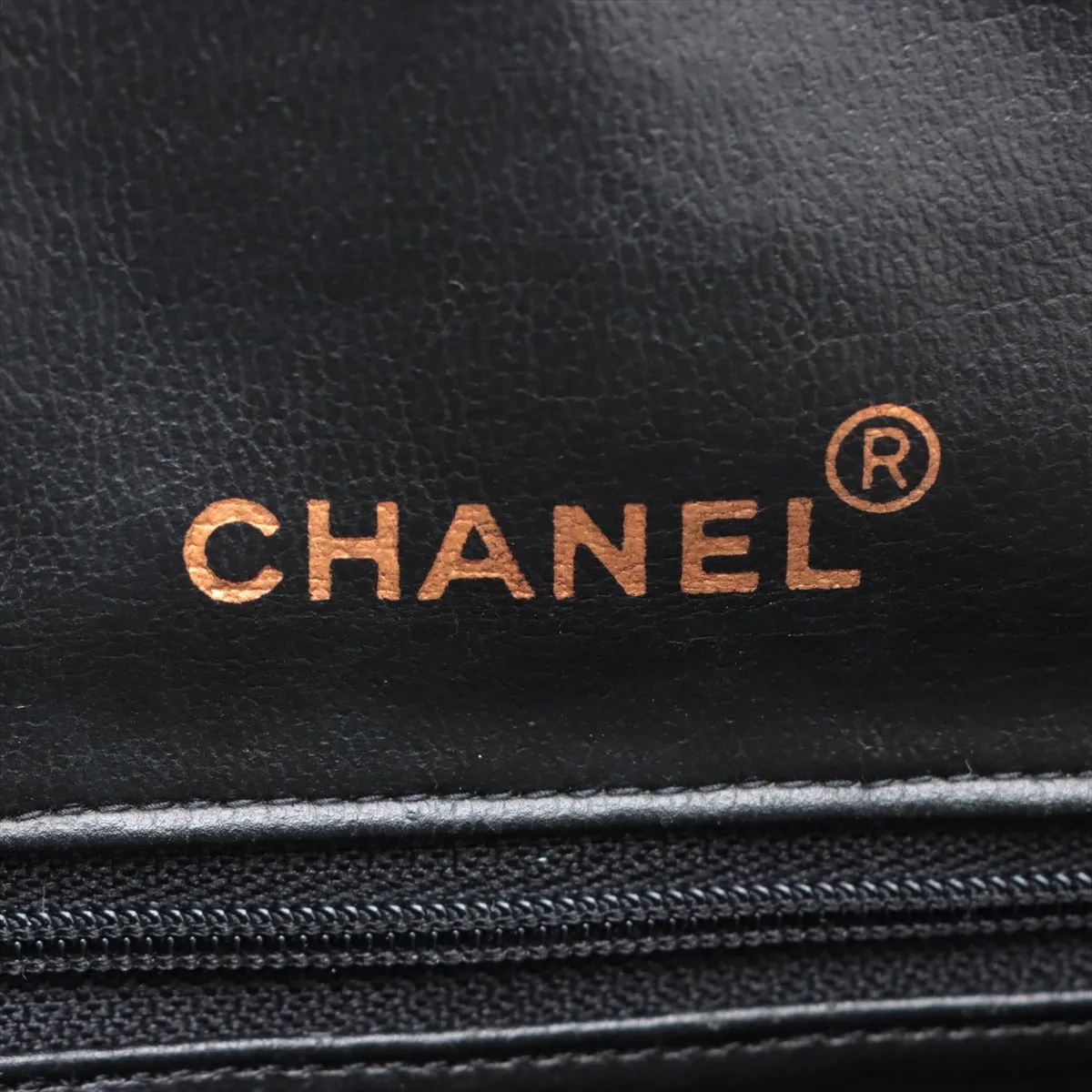 Chanel Logo Matelasse Black Quilted Calfskin Bowler Boston Bag #2504