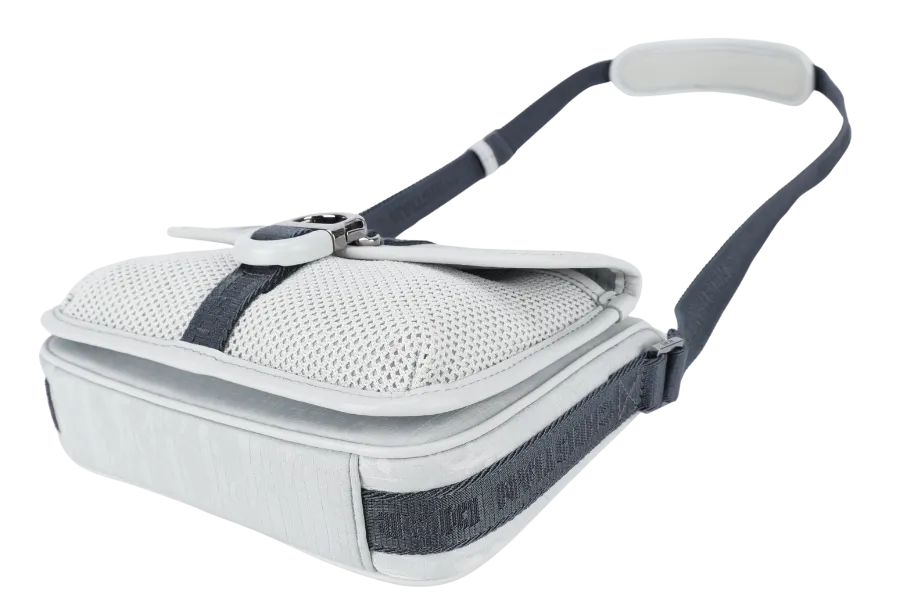 CHRISTIAN DIOR 8 DIOR AND PARLEY ICE PARLEY OCEAN NYLON STRAPS BAG SILVER HARDWARE WITH DUST COVER