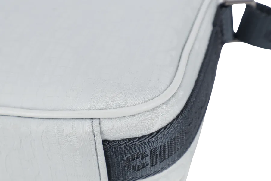 CHRISTIAN DIOR 8 DIOR AND PARLEY ICE PARLEY OCEAN NYLON STRAPS BAG SILVER HARDWARE WITH DUST COVER